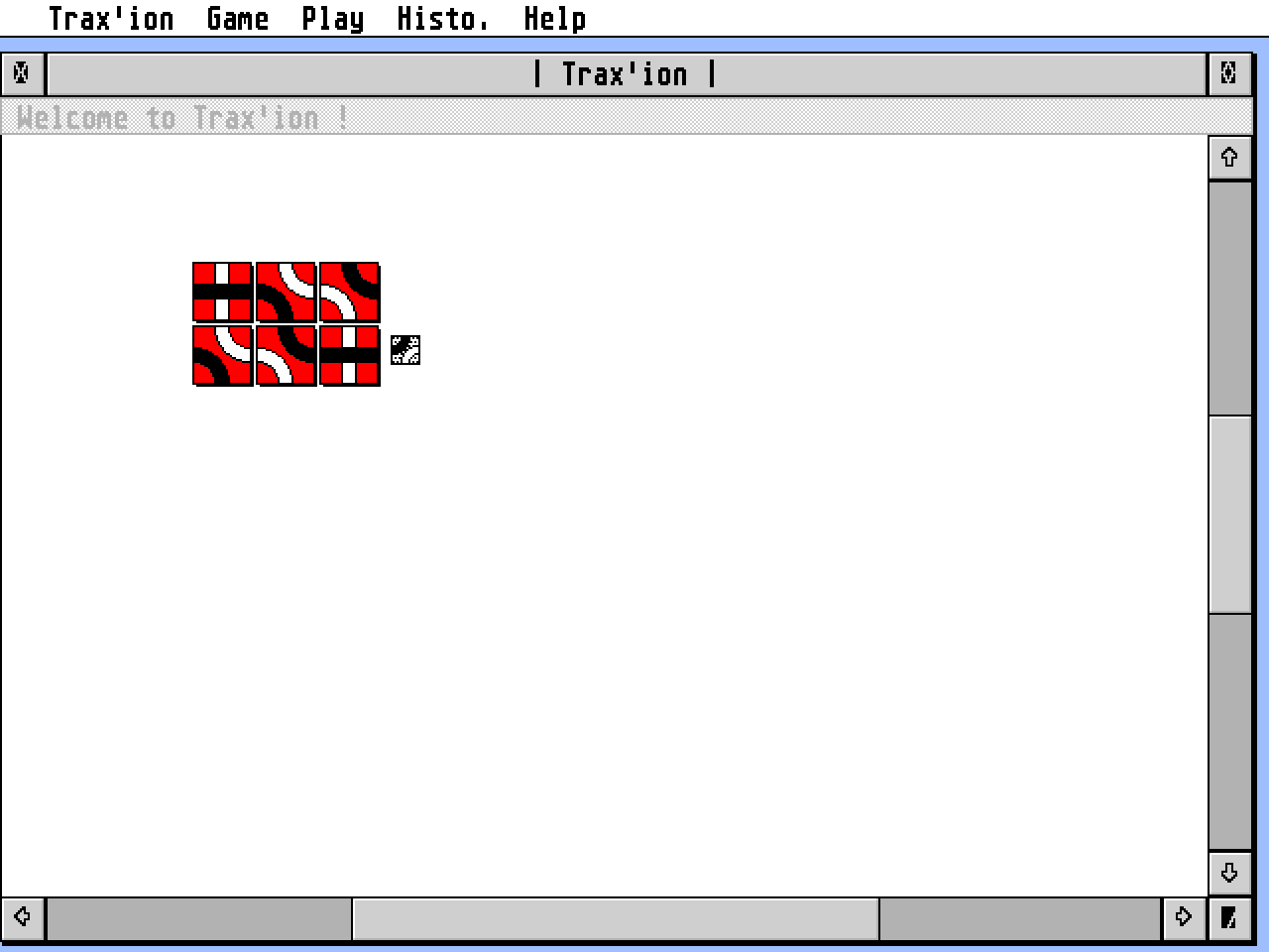 Trax'ion atari screenshot